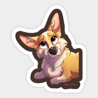 Cutest Corgi Sticker